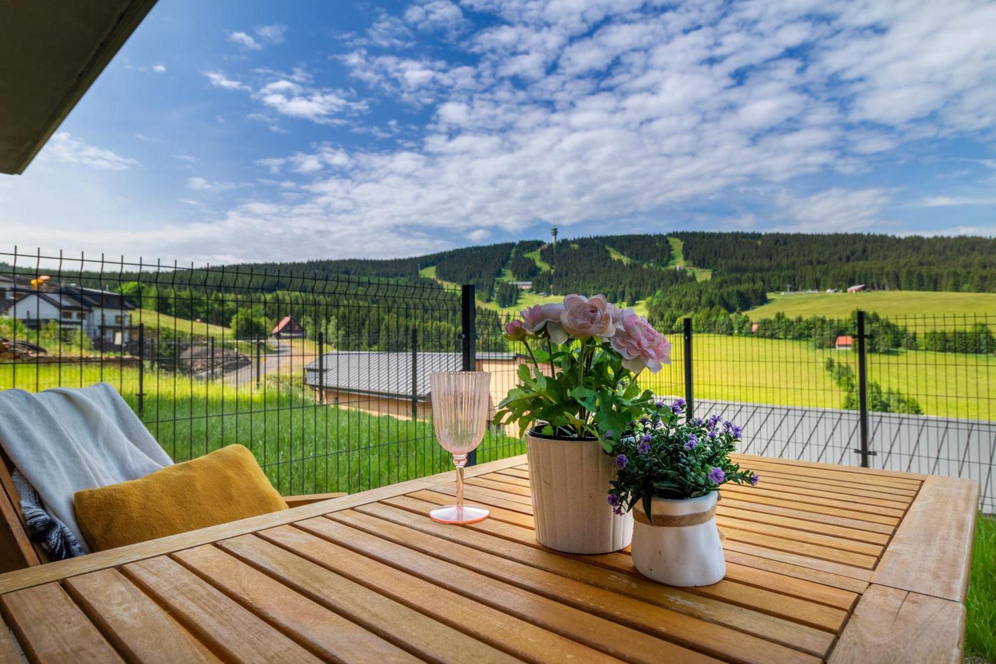 Apartmany Vista Klinovec Loučná pod Klínovcem Bagian luar foto